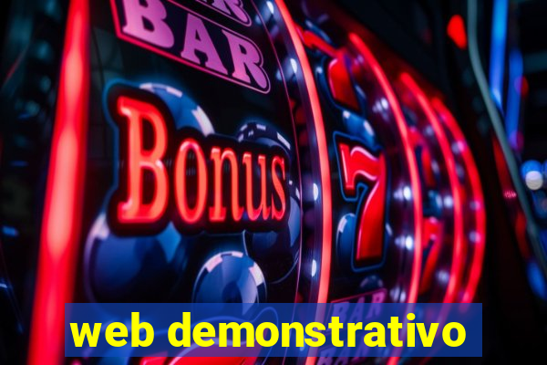 web demonstrativo